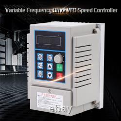 220VAC Variable Frequency Drive VFD Speed Controller For 0.45kW AC Motor