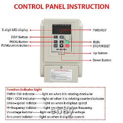 220VAC Variable Frequency Drive VFD Speed Controller For Single Phase AC Motor