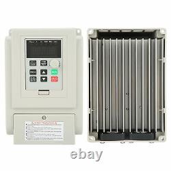 220VAC Variable Frequency Drive VFD Speed Controller Single-phase 1.5kW AC Motor