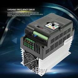 220VAC Variable Frequency Drive VFD Speed Controller for 3-phase 5.5kW AC Motor
