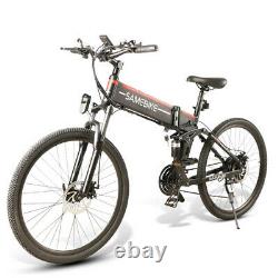 26 SAMEBIKE Electric Bicycle 500W Motor Variable Speed LCD Meter 10AH Battery
