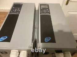 2x Grundfos Inverter CUE 3 Phase IP55 2.2 KW 97865252 Variable Speed Drive Motor