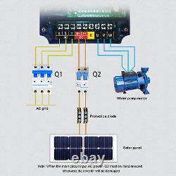 3 Phase VFD Variable Frequency Drive 2.2KW Solar Motor Speed Control Inverter DC