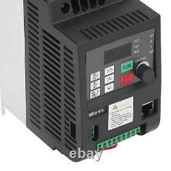 3 Phase VFD Variable Frequency Drive 2.2KW Solar Motor Speed Control Inverter DC