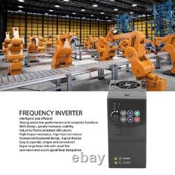 3 Phase Variable Frequency Drive 1.5KW Efficient Motor Speed Controller For