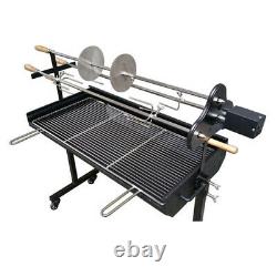 3 Skewer Cyprus Spit Roaster with Charcoal BBQ