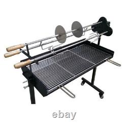 3 Skewer Cyprus Spit Roaster with Charcoal BBQ