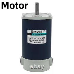 300W DC 12V/24V 1800/3000RPM High-speed Variable Speed Motor High Torque 1235MM