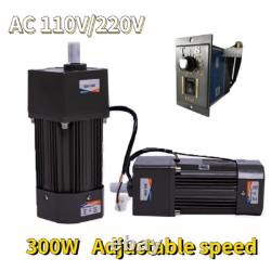 300W Industrial Motor Adapter Electric Motor Controller Gear Box Variable Speed