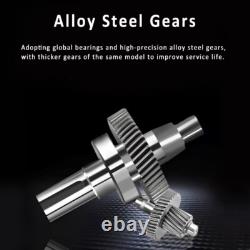 300W Right Angle Variable Speed Controller Hollow Output AC Reduction Motor New