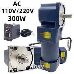 300W Variable Speed Controller With Shaft Right Angle 90° Output Reduction Motor