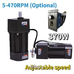 370W AC 220-240V Electric Motor Variable Speed Controller Gear Box Motor Adapter