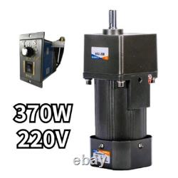 370W AC220-240V Electric Motor Variable Speed Controller Gear Box Motor Adapter
