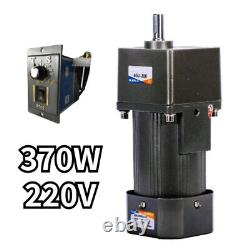 370W AC220-240V Electric Motor Variable Speed Controller Gear Box Motor Adapter