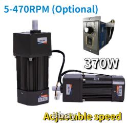 370W AC220-240V Electric Motor Variable Speed Controller Gear Box Motor Adapter