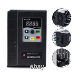 380V 1.5kW Variable Frequency Drive VFD 3 Phase Speed Controller Inverter Motor