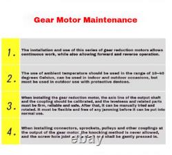 380V 2200W 300rpm Three-phase Variable Speed Electric Reduction Gear Motor