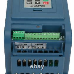 380V 6A Variable Frequency Drive VFD Speed Controller for 3phase 2.2kW AC Motor