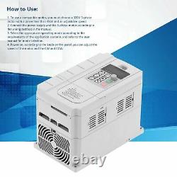 3Phase Output Variable Frequency Inverter Converter Motor Speed Control 4KW 6HP