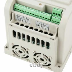 4KW 20A 220V Single to 3 Phase Variable Frequency Drive VSD VFD Motor Speed
