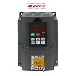 4KW 220V 5HP Variable Frequency Inverter VFD For Spindle Motor Speed Control