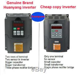 4KW 220V 5HP Variable Frequency Inverter VFD For Spindle Motor Speed Control