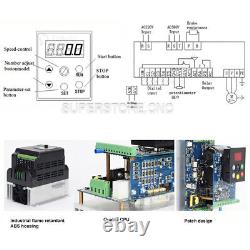 4KW 5.4HP 9.6A Variable Frequency VFD Drive Inverter 380V fr Motor speed control