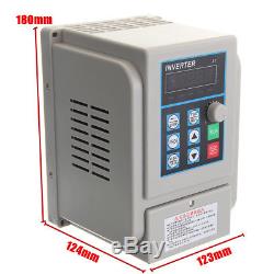 4KW 5HP Variable Frequency Drive Inverter CNC Motor Speed Single To 3 Phase 220V