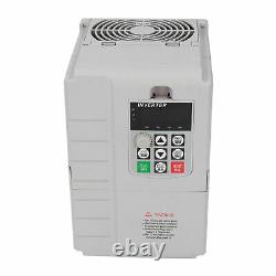4KW 6HP Variable Frequency Drive Inverter VFD 25A 220V Motor Speed Control
