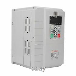 4KW Variable Frequency Drive Universal VFD 1 to 3 Phase Motor Speed Controller