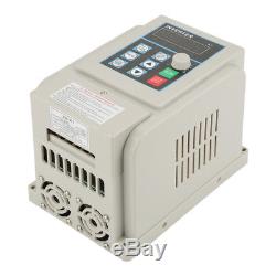 4KW Variable Frequency Drive VFD Inverter 22OV AC Speed Controller Motor 3-phase