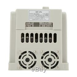 4KW Variable Frequency Drive VFD Inverter 22OV AC Speed Controller Motor 3-phase