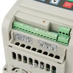 4KW Variable Frequency Drive VFD Inverter 22OV AC Speed Controller Motor 3-phase