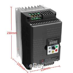 5.5KW 220V 3 Phase VFD Variable Frequency Drive Inverter Motor Speed Controller