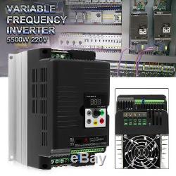 5.5KW 220V Variable Frequency Drive Inverter Motor Speed Controller 1 to 3