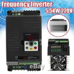 5.5KW 220V Variable Frequency Drive Inverter Motor Speed Controller 1 to 3