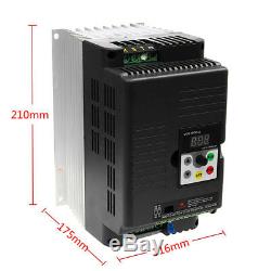 5.5KW 220V Variable Frequency Drive Inverter Motor Speed Controller 1 to 3