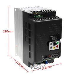 5.5KW 220V Variable Frequency Drive Inverter Motor Speed Controller 1 to 3 Phase