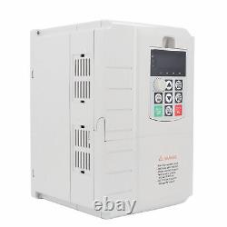 5.5KW 220V Variable Frequency Drive VFD Single to 3 Phase Motor Speed Controller