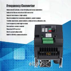 5.5KW 380V Single to 3 Phase Variable Frequency Drive Inverter VFD Motor Speed