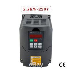 5.5kw 220v Variable Frequency Drive Inverter VFD CNC Motor Speed Controller