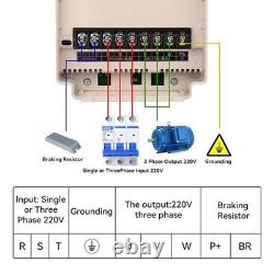 5? KW 2? HP 220? V Variable Frequency Drive (VFD) AC Motor Speed Controller With LC