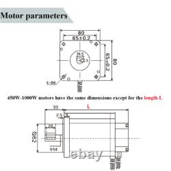 550W 3/1-30/1Variable Speed Controller DC Planetary Reducer Brushless Gear Motor