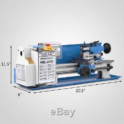 550W Motorized Mini Metal Lathe Metalworking Drilling Variable Speed Bench Top