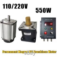 550W Variable Speed Controller CWithCCW DC Planetary Reducer Brushless Gear Motor