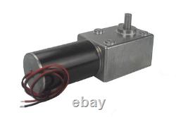 5882-45 Worm Gear DC Reducer Motor Right-Angle High Torque Variable Speed 12V24V