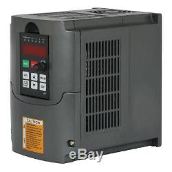 5HP 220V 4KW Variable Frequency Inverter VFD For Spindle Motor Speed Control NEW