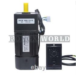 60W AC Gear Reducer Motor Variable speed reversible motor + Governor 110 220v