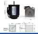 6w15w25w90with120with250with400w Optical Axis High-speed Variable Speed Motor