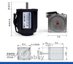 6W15W25W90With120With250With400W Optical Axis High-speed Variable Speed Motor